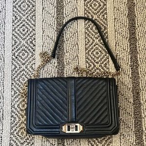 Rebecca Minkhoff Chevron Quilted Love Crossbody